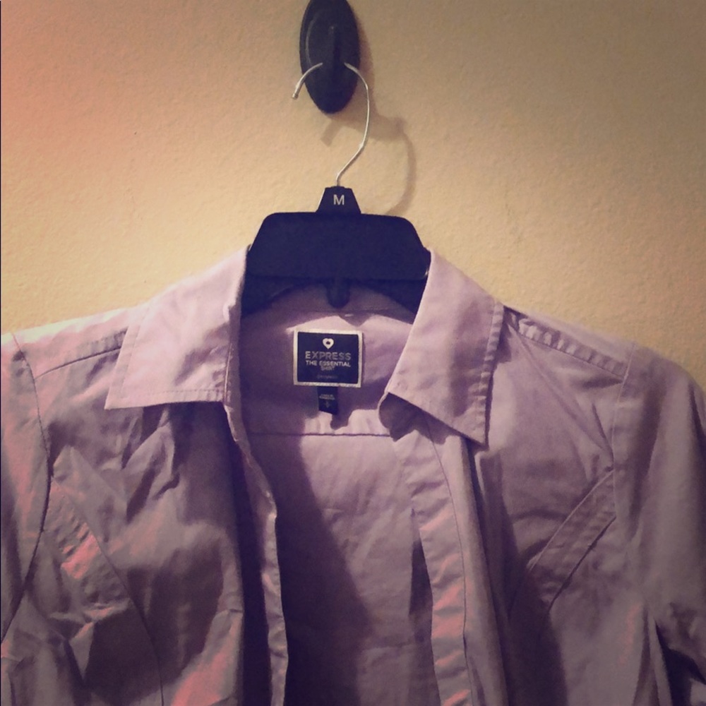 Light purple express top size S